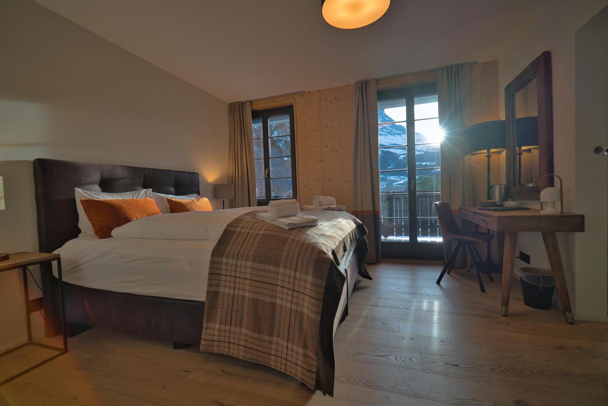 Eiger View Alpine Lodge กรินเดลวัลด์ ภายนอก รูปภาพ