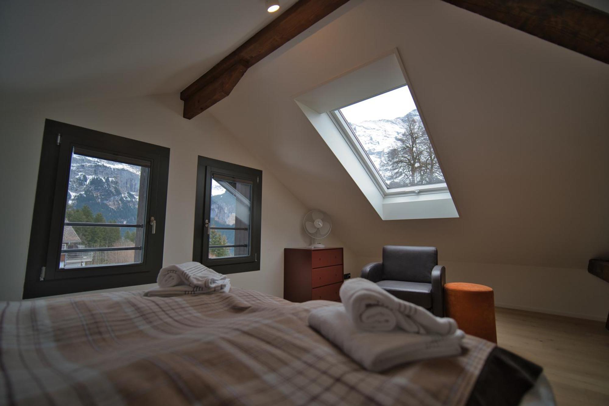 Eiger View Alpine Lodge กรินเดลวัลด์ ภายนอก รูปภาพ