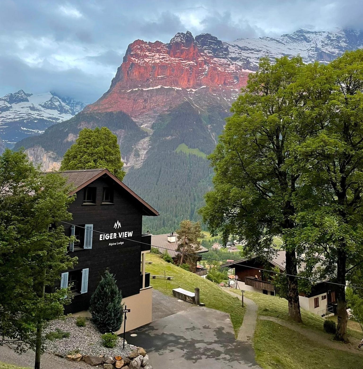 Eiger View Alpine Lodge กรินเดลวัลด์ ภายนอก รูปภาพ